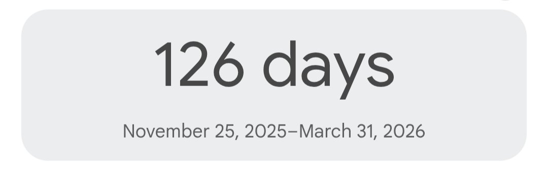 Only 126 more days of farming $sea