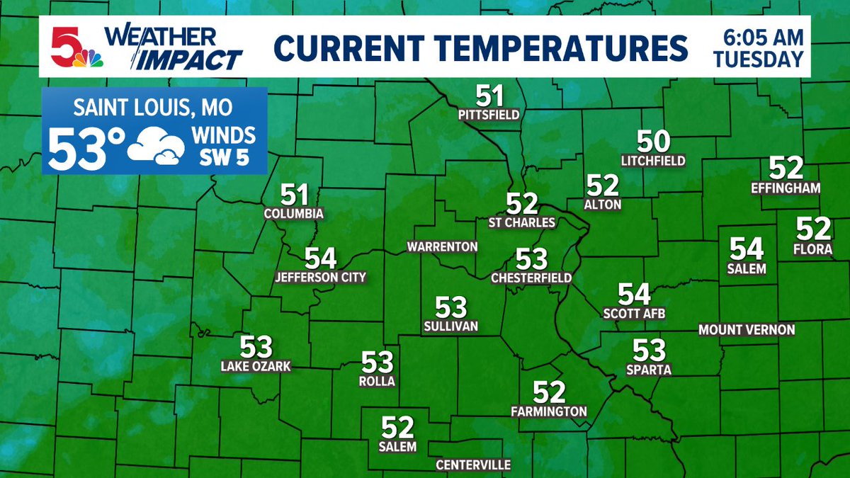 scottontvKSDK's tweet image. Here&apos;s a look at your early morning temps around the #STL area Forecast at ksdk.com/weather #stlwx #ksdkwx