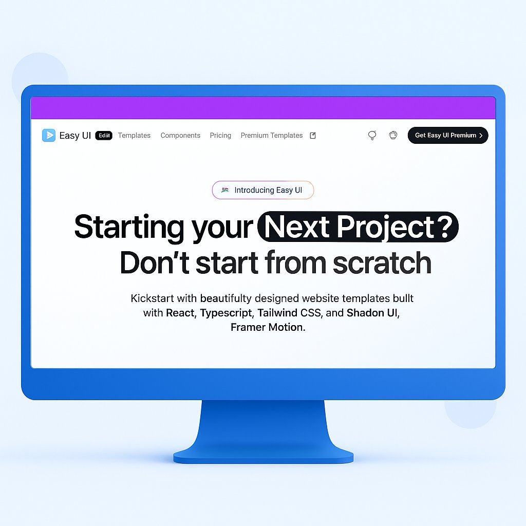 ilhamautomation's tweet image. Stop rebuilding the same landing page from scratch. 🚀
Easy UI gives you 50+ free Next.js + Tailwind + shadcn/ui templates &amp;amp; components so you can ship faster and focus on growth, not CSS. ⭐
github.com/DarkInventor/e…
 easyui.pro

#NextJS #TailwindCSS #shadcnui #WebDev…
