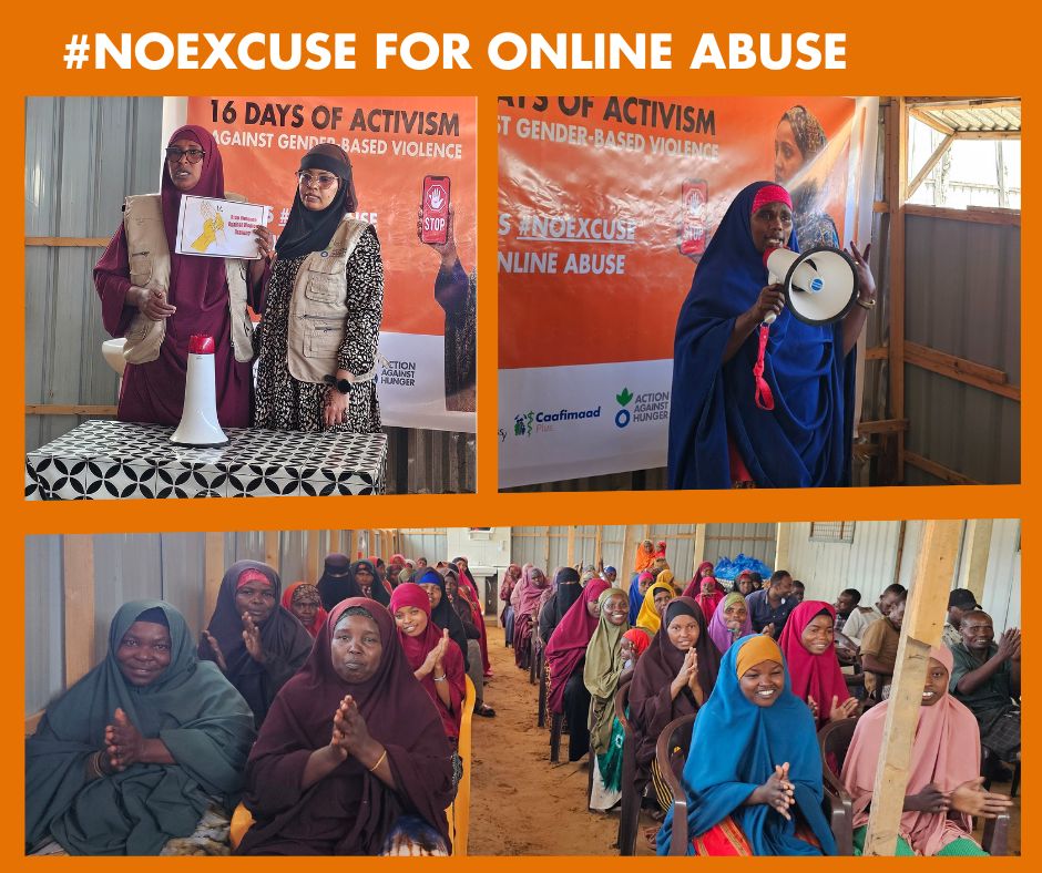 As the #16DaysofActivism begin, <a href="/CaafimaadP/">Caafimaad+ Consortium</a> joins communities in saying there is #NoExcuses for violence, including online abuse. Through our health work and GBV awareness efforts, we support women and girls to live in safety and dignity. #EndGBV