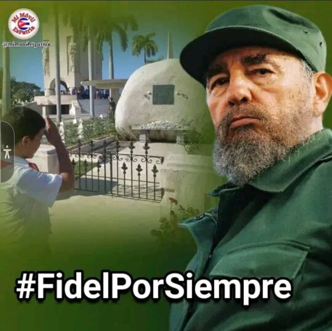 AlcoleaOscar's tweet photo. Cuba recuerda al eterno Comandante en Jefe este 25 de noviembre en el 9no Aniversario de su fallecimiento  .
#dpeSantiago
#SantiagoDeCuba
#FidelVive https://t.co/ZRnyEqzvdp