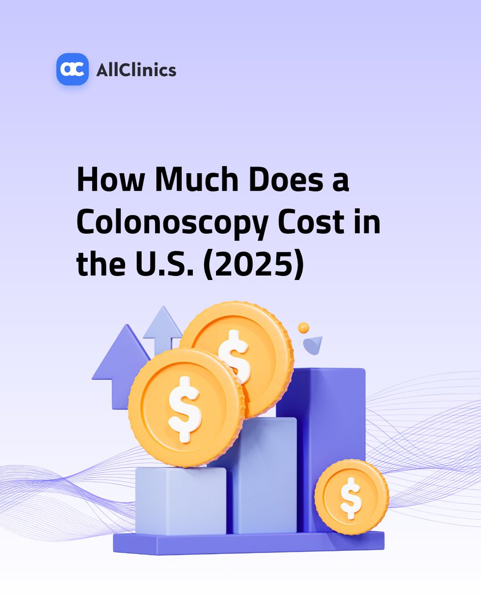 AllClinics_io's tweet photo. 💡 Colonoscopy costs vary by location, facility, insurance, and extra procedures. Anesthesia &amp; lab tests can add up. Insurance helps, and AllClinics makes price comparison easy.

Read more 👉 https://t.co/k0ZNPXHQTd

#Health #Colonoscopy #HealthcareCosts https://t.co/0YoXcEHrmh