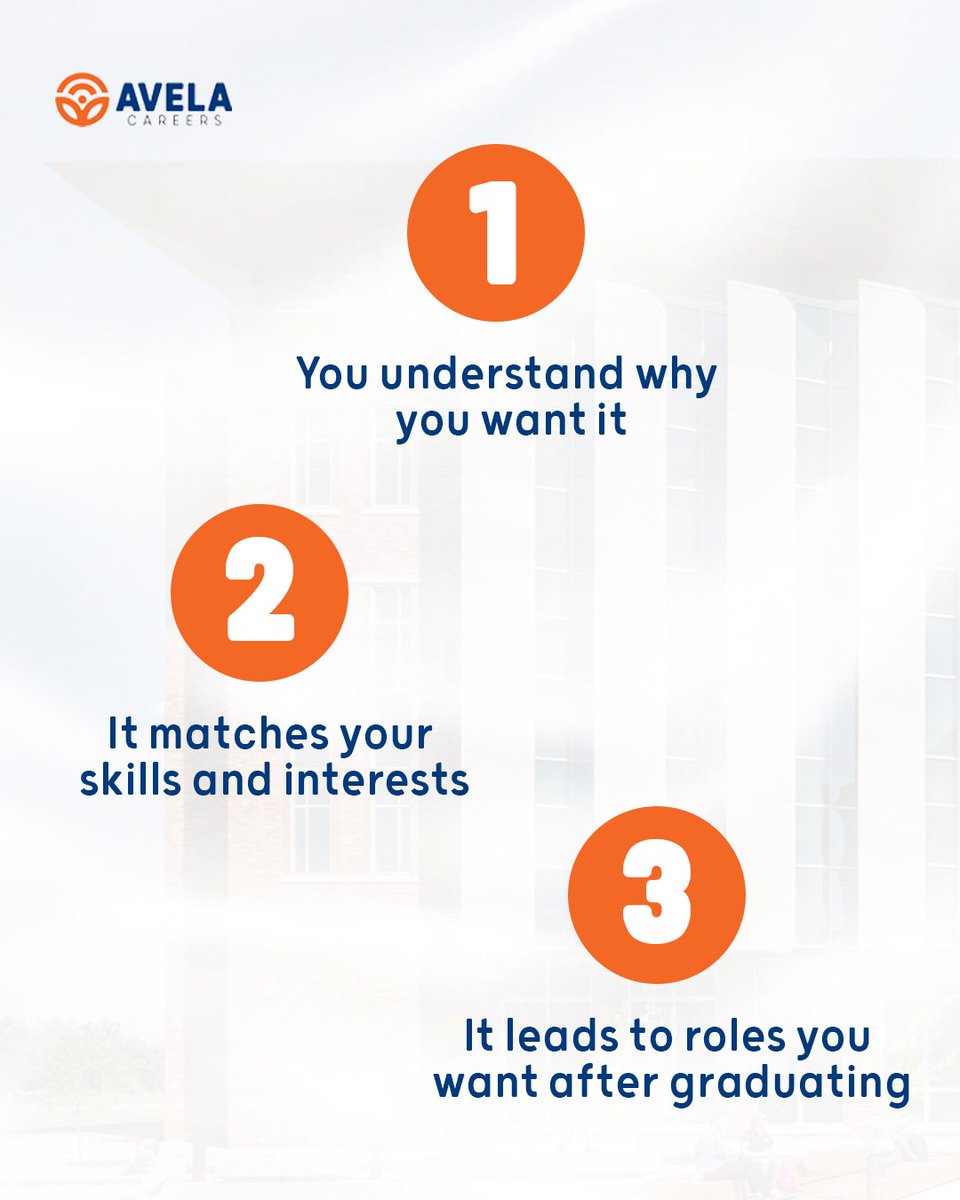 avelacareers's tweet photo. Choosing the right program isn’t guesswork, it’s alignment.

If it connects with your goals, matches your strengths &amp; leads you to the career you want, you’re on the right path.

See the 3 signs a program is truly a good fit for you.

#avelacareeers #careergrowth #findyourfit https://t.co/aNZCHyaNfJ