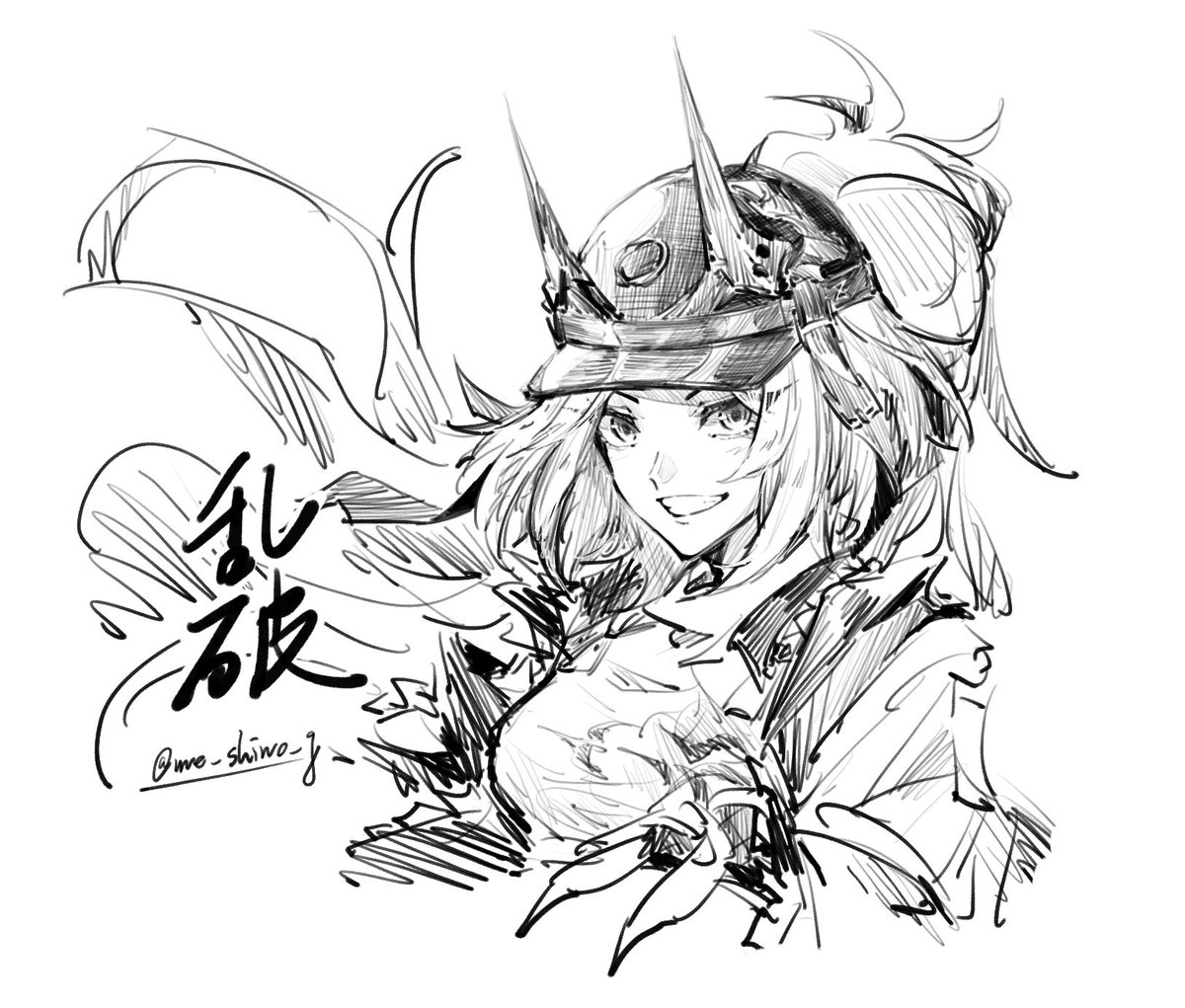 me_shino_g's tweet image. 突発落書きﾝﾊ