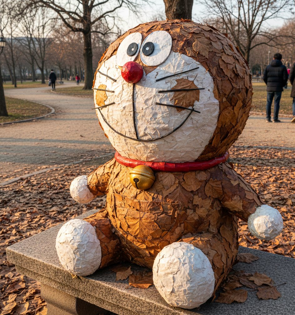 vikaskumarweb's tweet image. Doraemon decided to blend in with nature! 😉
#Doraemon #LeafyFriends #ParkArt #Crafty #ShareTheArt #Amazing