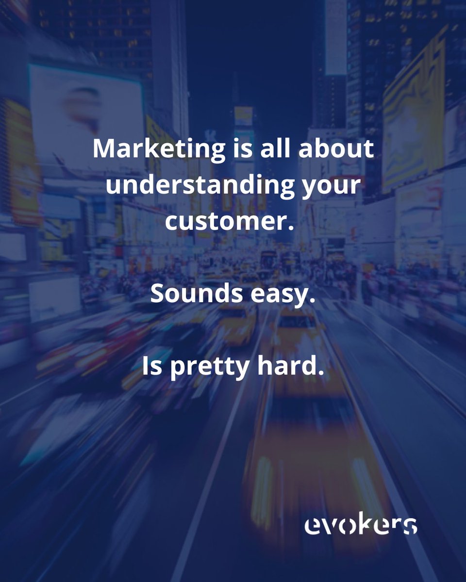 evokersbranding's tweet image. Marketing is all about understanding your customer.
Sounds easy.
Is pretty hard.

We create global #brands by implementing #branding and #marketing strategies.
Visit our website to learn how we can help your #brand grow evokers.gr
We are brand #evokers
