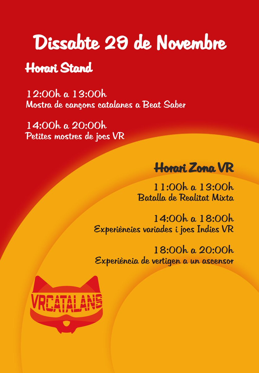 VRCatalans's tweet photo. @SagaSaloGaming @llenguacat @Gamesportselect I tenim moltes més activitats! De divendres a diumenge a l'stand i a la zona VR farem demos de Beat Saber, Richie's Plank, Realitat Mixta, armilla hàptica @Woojer i molt més! 
Trobareu l'agenda i les darreres actualitzacions al nostre Linktree: https://t.co/ahLZhmCvKk

RT 🙏!! https://t.co/096HqBvKC4