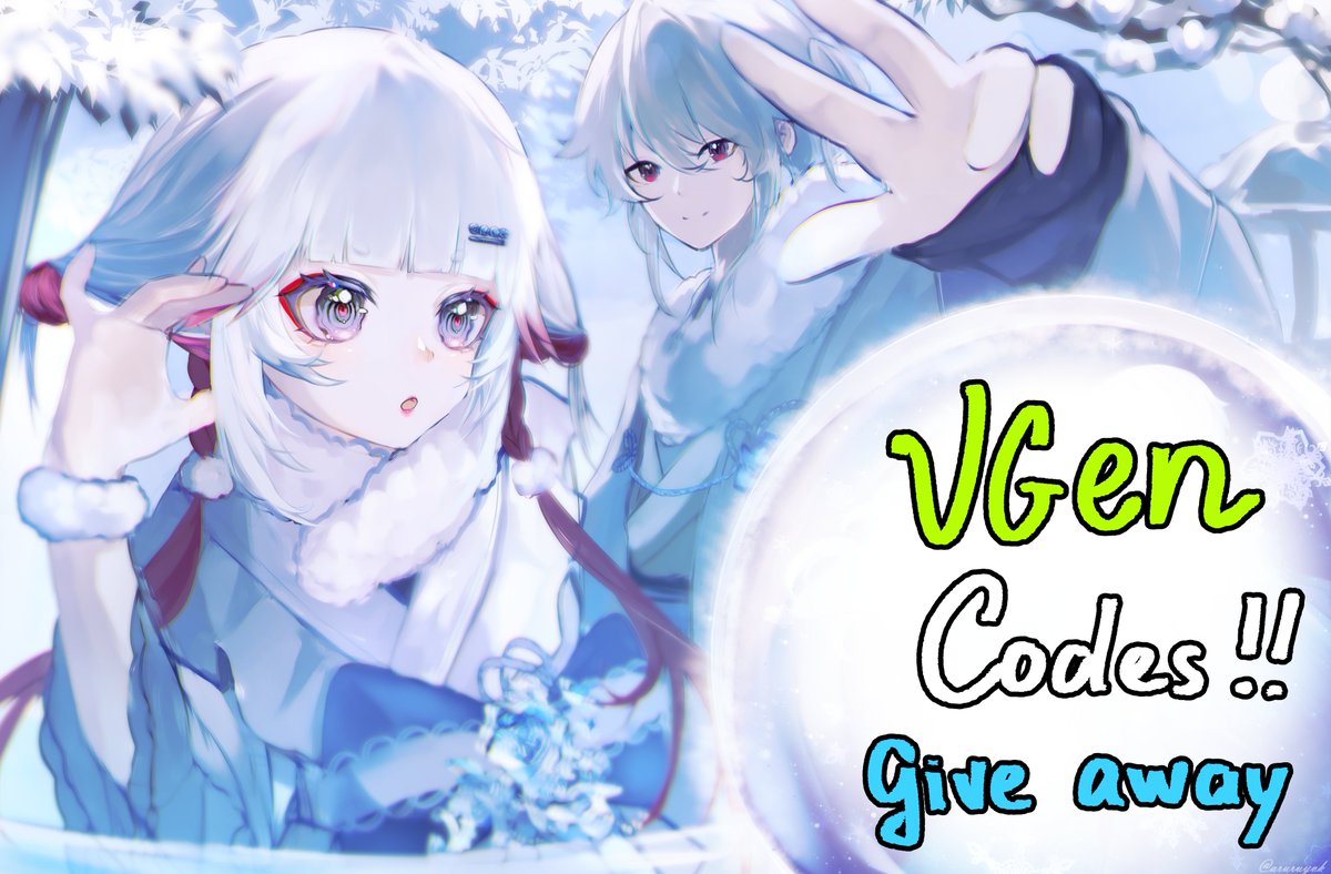 💙VGen Code GA💙

I didn't realize I had 6 VGen codes ><  So I'm hoping to help out fellow artists who want to start on VGen! 
To enter:
 💙 Like/RT this post  (follows appreciated💖) 
 💙reply w/ your portfolio 
End on November 30th 2025!
#VGenCode #VGenCodegiveaway #artmoots