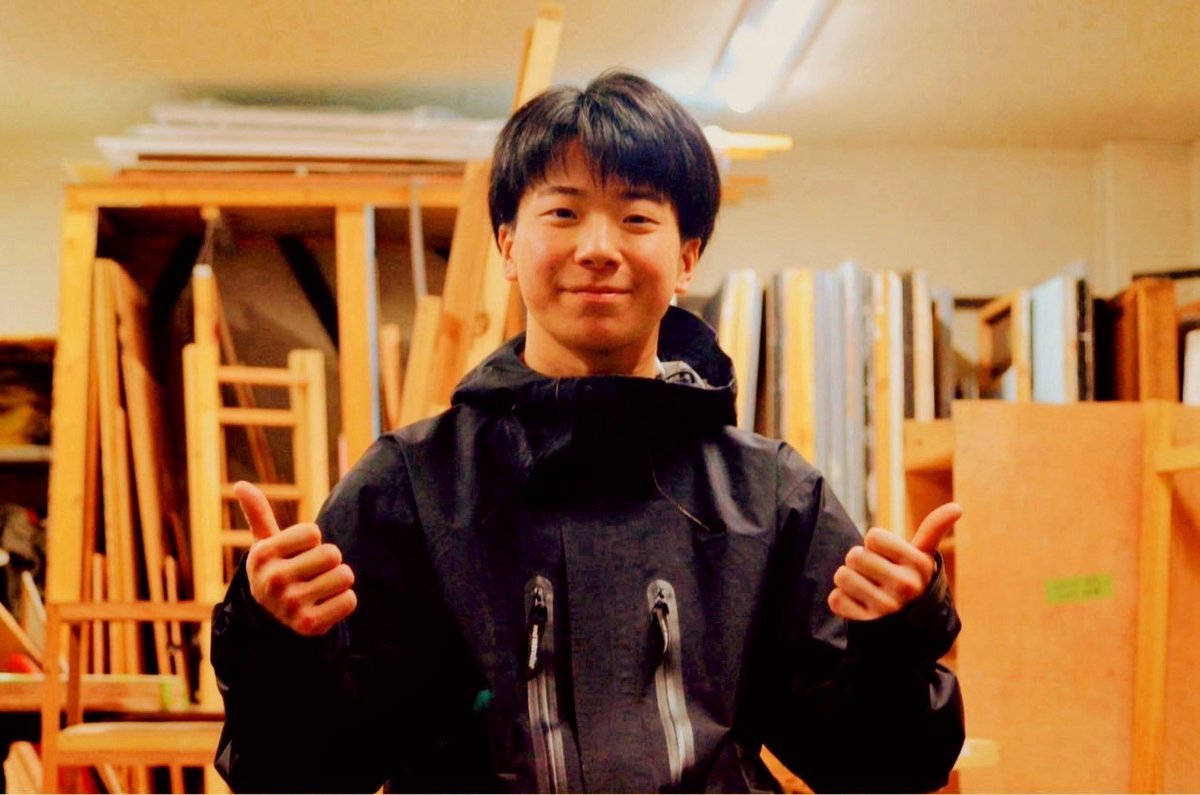 NU_Shinnsei's tweet image. 【役者紹介③】
前野中吉役　まさと

成長がすごい方です。人生で2回目の役者で、公の場は初めてとは思えないほど成長が著しく、「前野」の演技に磨きがかかり続けています。また、優しく誰かが困っていると「手伝いましょうか？」と声をかけてくれます。

文責：ウダ

＃劇団新生 ＃うかうかと新生