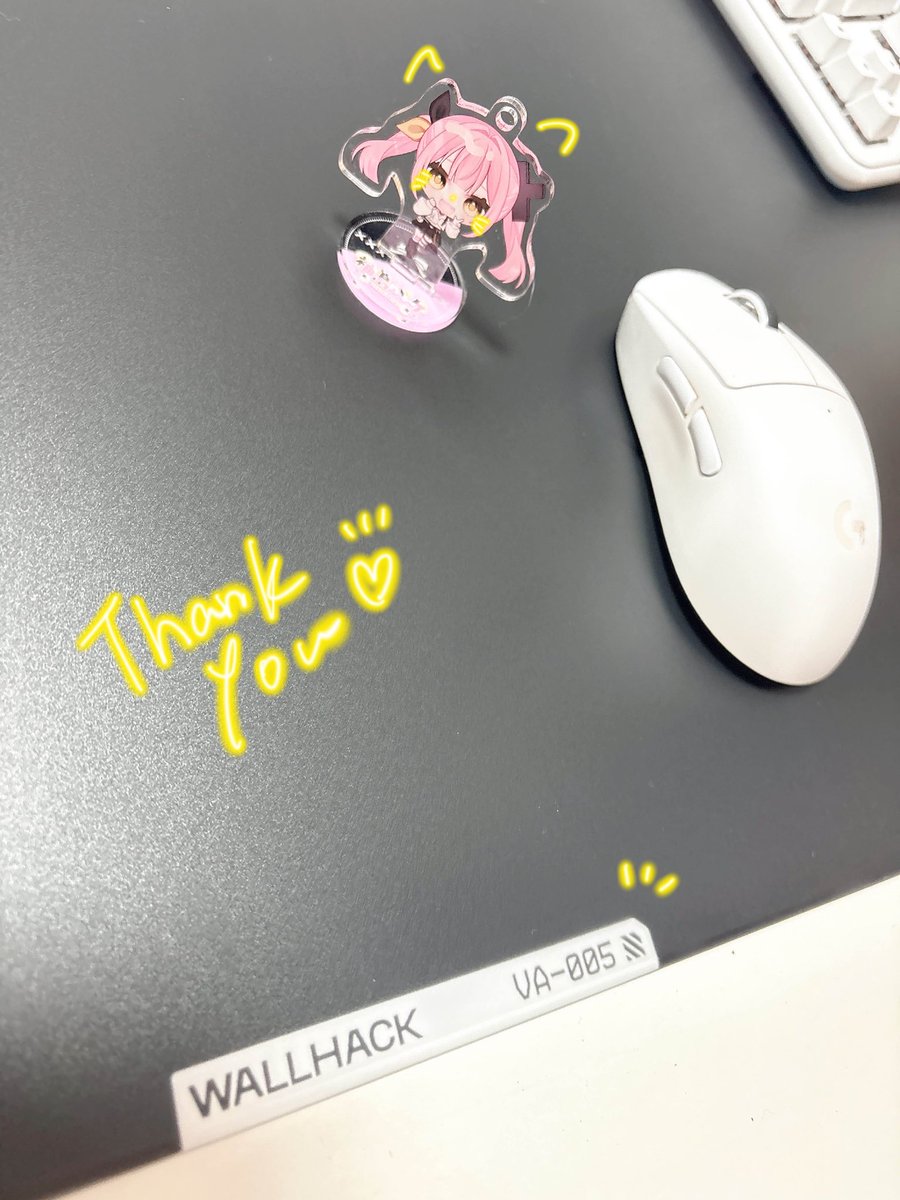 WALLHACK様より ガラス製マウスパッド『VA-005』を提供していただき