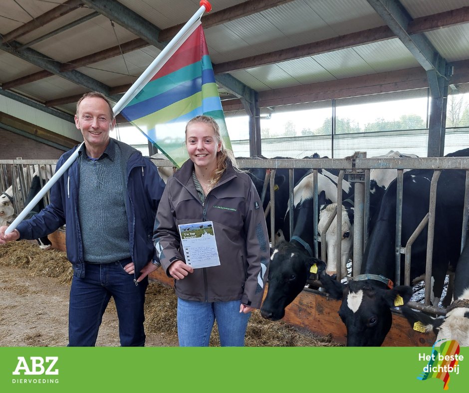 ★ Uw top bereikt? ★

Elke melkveehouder heeft zijn of haar eigen top. Voor Gerard Noortman lag deze bij 4,00% eiwit in de tank.
Samen met zijn adviseur zette hij de juiste stappen om dit doel te bereiken.

Lees meer: abzdiervoeding.nl/rundvee/piekpr…