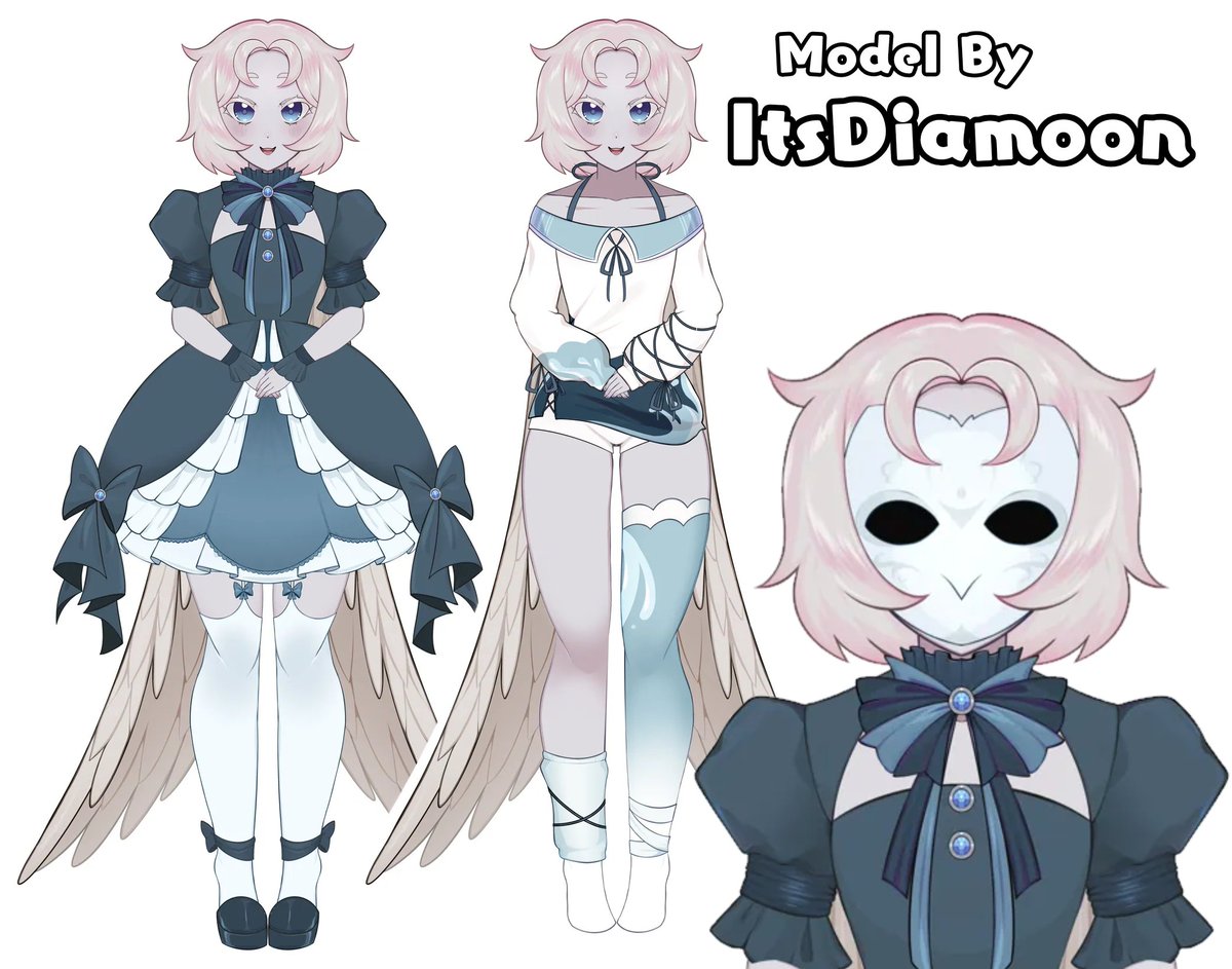 RowenaRavenVT's tweet image. Huge thank you to my model mama for making me such a pretty birdie! Also super lucky to be model siblings with my actual twin brother Aiko now!!!

🎨 @itsdiamoon