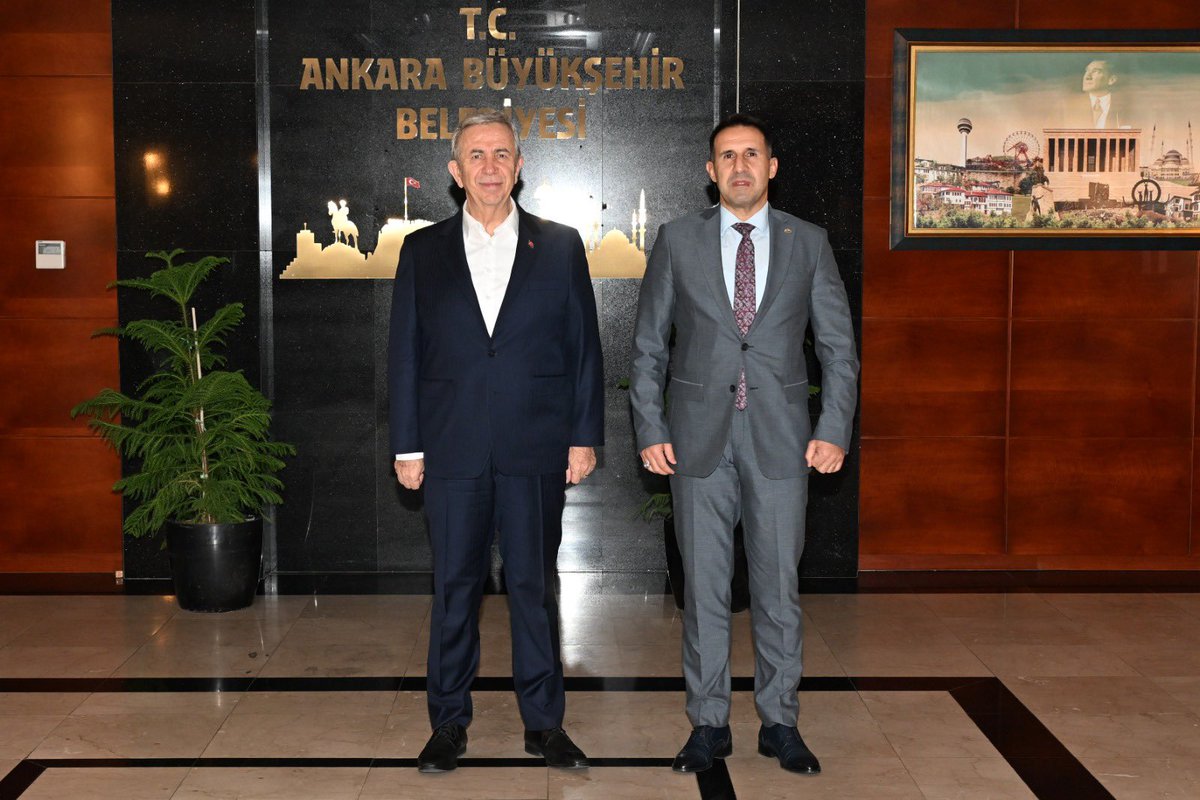 Esaret dönemimde desteklerini esirgemeyen <a href="/ankarabbld/">Ankara Büyükşehir</a> 
 Başkanı Sayın <a href="/mansuryavas06/">Mansur Yavaş</a> ‘a teşekkür ziyaretinde bulundum. 
Ne Mutlu Türküm Diyene