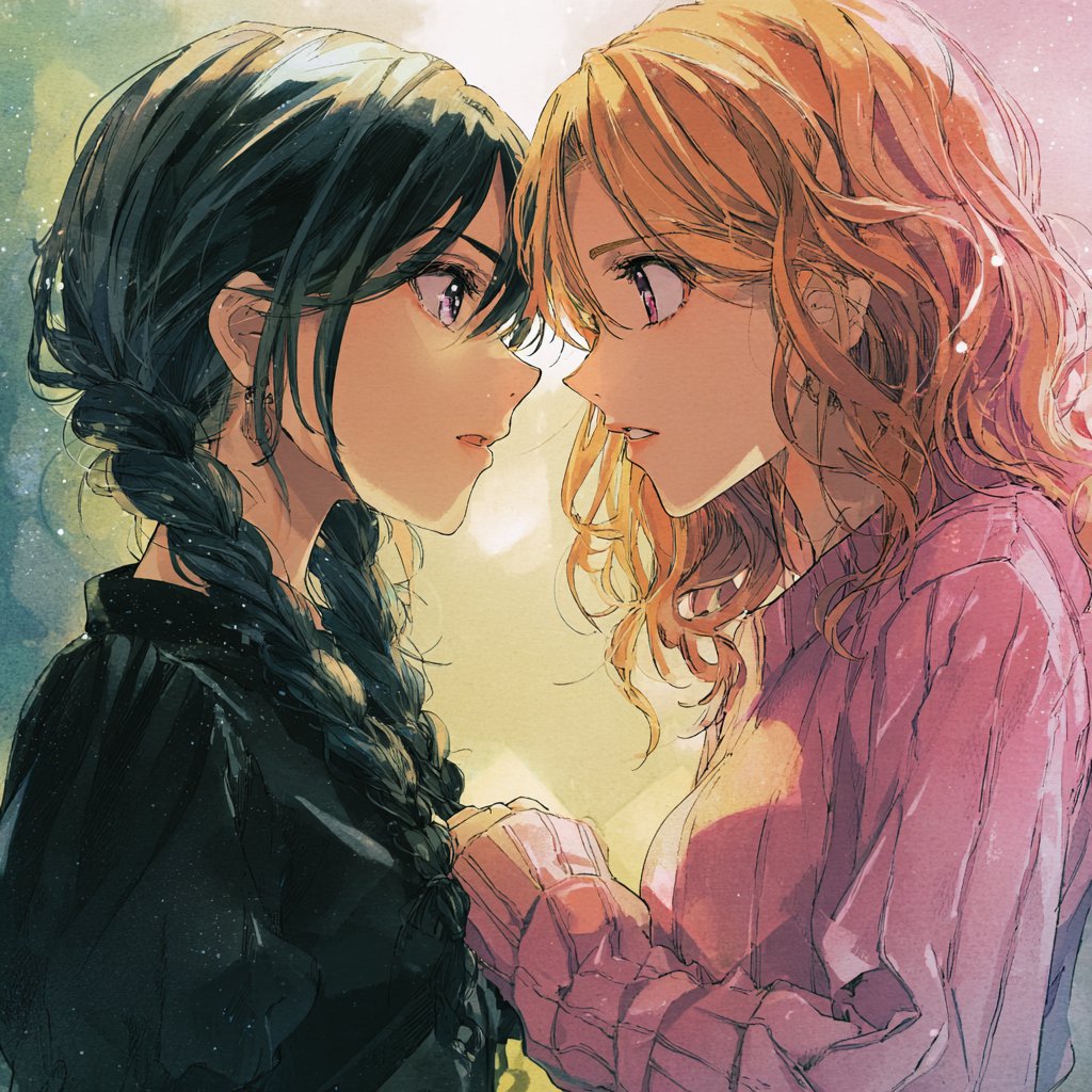novasparkka's tweet photo. Don’t move.
I wasn’t planning to.
#wenclair #wednesdayaddams #enidsinclair #fanart https://t.co/z68wW5RDrv