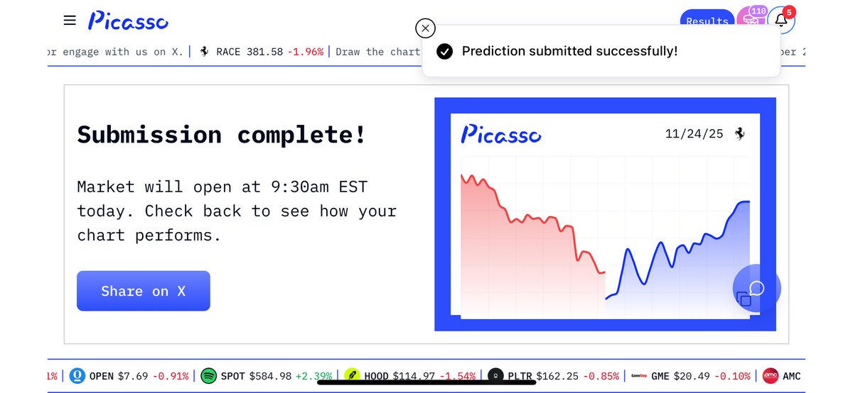 I submitted my prediction for the $RACE market and today I made use of my phone

Initially we had only the web version but now, not to worry.

We have the  mobile version with its sleek interface.

I’m still giving out invites.