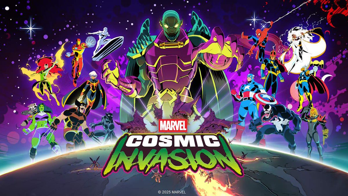 Salao_de_Jogos's tweet image. As edições físicas de MARVEL Cosmic Invasion 
- As edições físicas chegam a 13 de março de 2026 

❯❯❯ tinyurl.com/26qtod2v ❮❮❮

#DotEmu #MarvelCosmicInvasion #tributegames