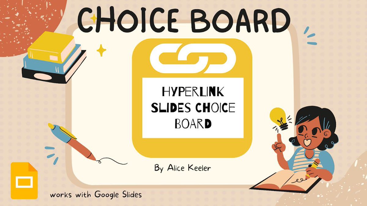 alicekeeler's tweet image. 🎯 Turn your first slide into a clickable menu: use shapes, text boxes, or images as “buttons” to generate linked slides for each option. Each slide gets a “home” arrow back to the menu. Perfect for choice boards or HyperDocs. 

🔗 workspace.google.com/marketplace/ap…

#GoogleEDU…