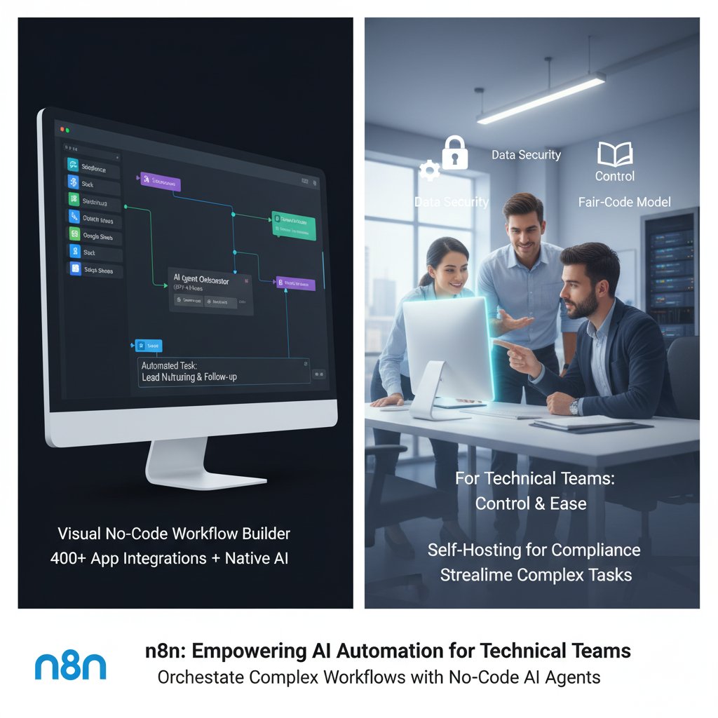 sauddanish999's tweet image. n8n’s no-code AI agents make complex automation a breeze for tech teams—400+ app integrations and full self-hosting control included. 🔧  
How are you handling automation complexity?  
#AIagents #Automation #NoCodeAI #FutureOfWork #SelfHosting