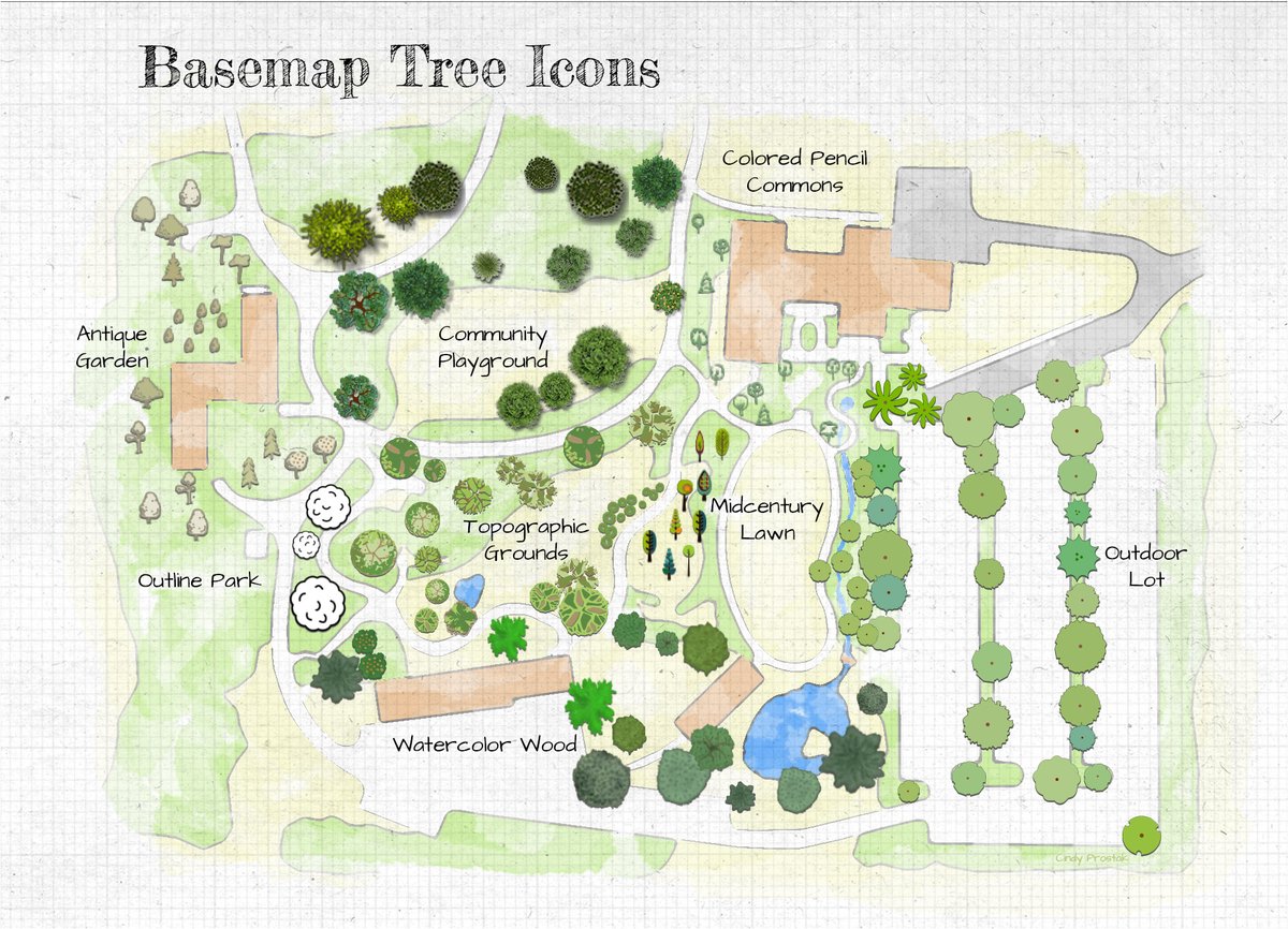 Esri's tweet image. Stumped on finding the right visual vibe for your map? 🌳 Get inspired by taking a virtual walk in the park with this map of tree symbology from Cindy Prostak. ow.ly/pVJm50XxcKE 

Which style did you fall for? 🍂

#30DayMapChallenge
