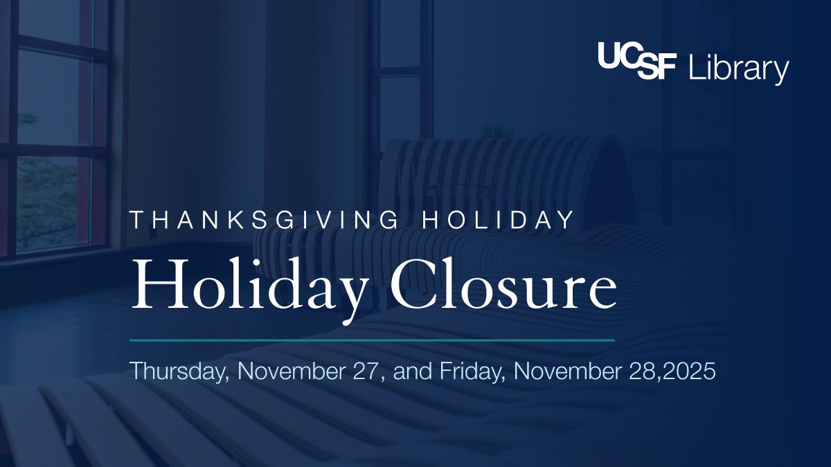 UCSF Library tweet media