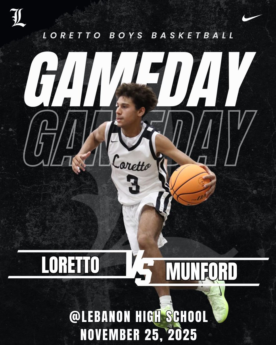 lorettohoops's tweet image. Tipping off at 10:00 AM‼️