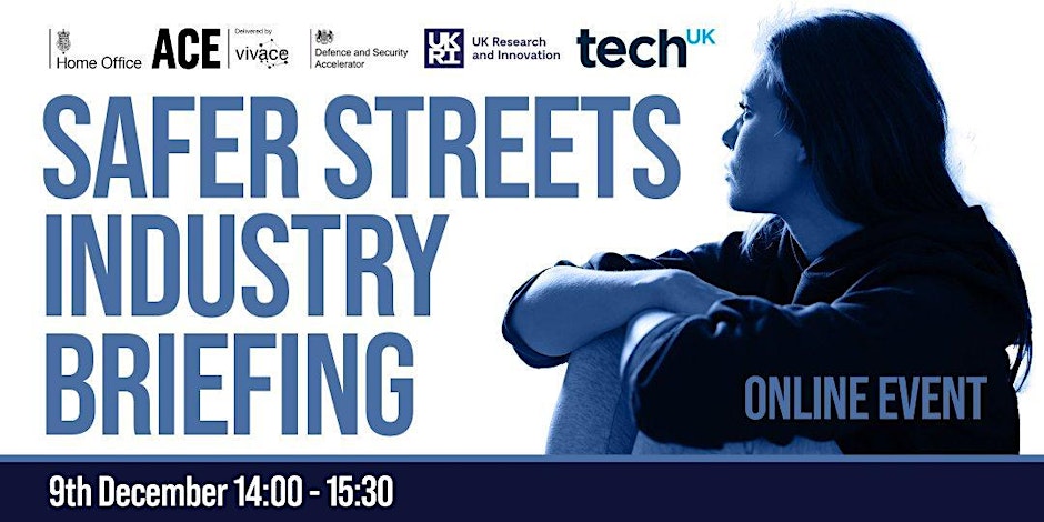DASAccelerator's tweet image. 🚨 Webinar Alert: Safer Streets Challenge 🚨

Join the @ukhomeoffice briefing on using AI to tackle violence against women and girls.

📅 9 Dec 2025 | 🕒 14:00–15:30 GMT 

Help shape the future of public safety. Register now: ow.ly/lvAt50Xxpa2

#SaferStreets #Innovation