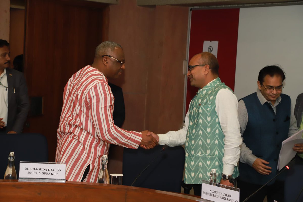 SujeetKOfficial's tweet image. Honoured to interact with the Parliamentary Delegation from Burkina Faso, led by Speaker Dr. Ousmane Bougouma, during their capacity-building visit organised by @LokSabha_PRIDE, Lok Sabha.

Strengthening democratic cooperation, parliamentary diplomacy and India–Burkina Faso…