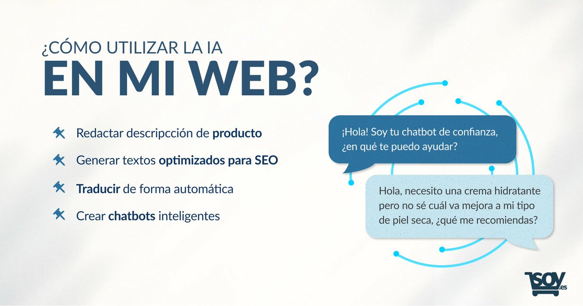 soypuntoes's tweet image. ¿Harto de tareas repetitivas? Automatiza tu ecommerce con IA: ✅ Chatbots que recomiendan y venden. ✅ Contenido masivo al instante. Menos técnica, más estrategia. La tecnología está para ayudarte. ¿Ya usas IA? 👇 

#soyes 

🌐 soy.es
☎️ 965 689 221
info@soy.es