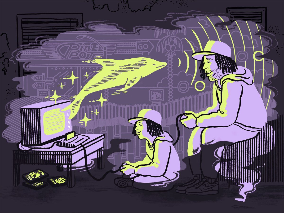 I interviewed <a href="/CurrenSy_Spitta/">Spitta</a> at length about his love for the Sega Genesis &amp; Ecco the Dolphin. 

This is Part 1 of the 'Device That Made Me', my new interview series for <a href="/backmarket/">Back Market</a> where the famous reflect on a life-changing electronic.

Read here: backmarket.com/en-us/c/tech-e…