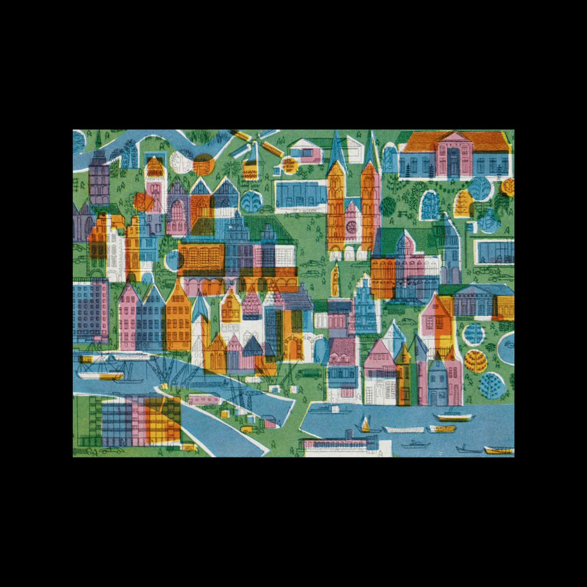 DesignReviewed's tweet image. The work of Sigrid and Hans Lämmle. Scanned from Gebrauchsgraphik, 4, 1958. designreviewed.com/artefacts/gebr… #gebrauchsgraphik #advertisting #illustration