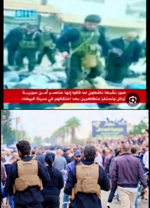 #مفارقة_عجيبة 
تخيلوا أن أبناء من تم قتلهم و نهبهم و اغتصاب اعراضهم يحمون اليوم مظاهرات ابناء المجرمين و القتلة 
#سوريا