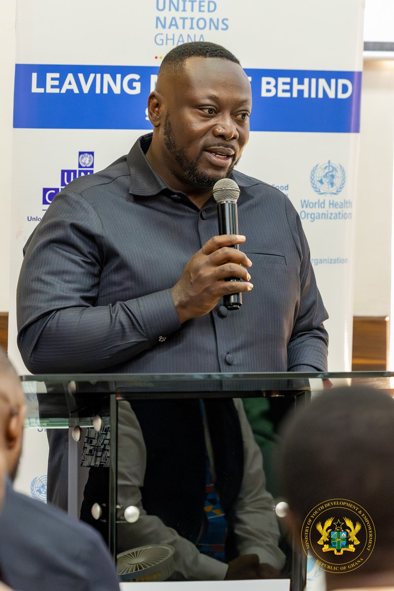 georgeoaddo's tweet image. On November 24th, 2025, I joined the UN Country Team in Ghana for a high-level Youth Engagement Dialogue as part of the UN@80 activities. Under the theme “Powered by Youth – Building Our Future Together,” young leaders from across the country shared bold ideas to shape national…