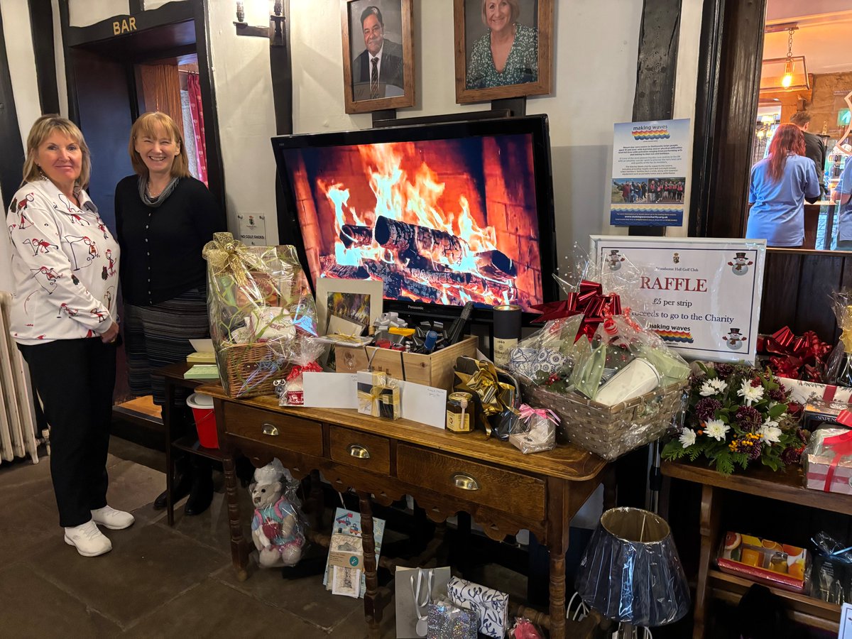 woodsomegolf's tweet image. Breaking news.... visitors to our Xmas Fayre supported our Captain&apos;s Charity, Making Waves, by raising an amazing £2455.00. 

Making Waves provides support to people aged 18 and over with learning and/or physical difficulties 

#YorkshireGolf #pga #lpga #huddersfield #charity