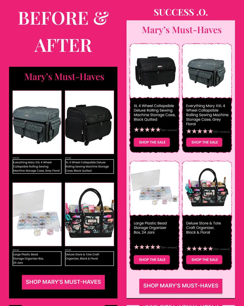 ecomwithogo's tweet image. Finished work for Everything Mary. 
Swipe to see the difference.

We moved from &apos;Plain&apos; to &apos;better&apos; with just a few adjustments.

Which look do you prefer?

#EmailDesign #BlackFriday