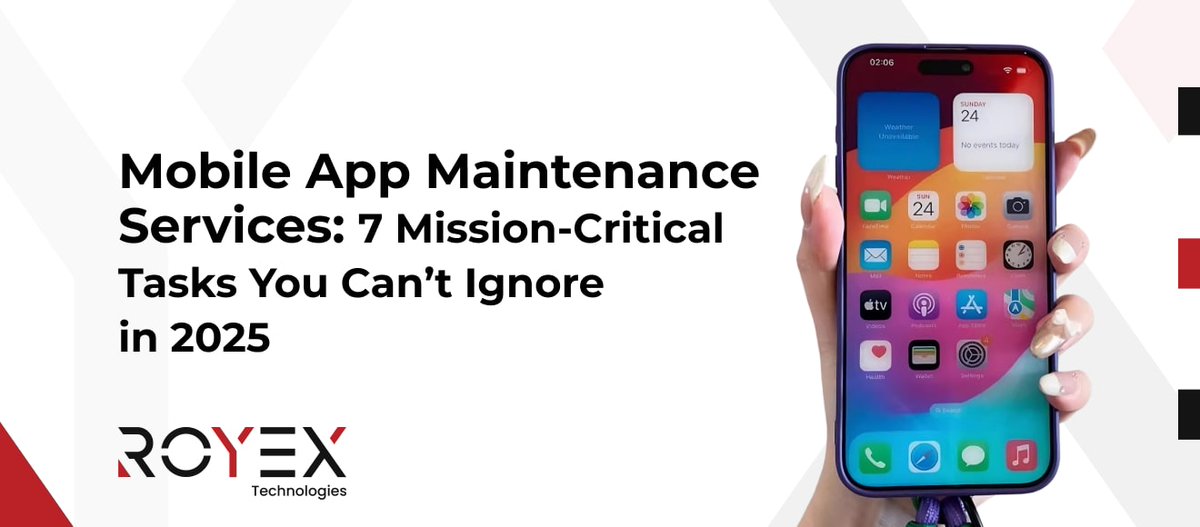 royexnet's tweet photo. A good app is not enough. It must stay fast safe and fresh. See the tasks your team should focus on in 2025

Check it out - https://t.co/vsNfJSzwVf

#AppMaintenance #MobileApps #Growth #AppDevelopment #AppTips https://t.co/fk7TJqa3Vj