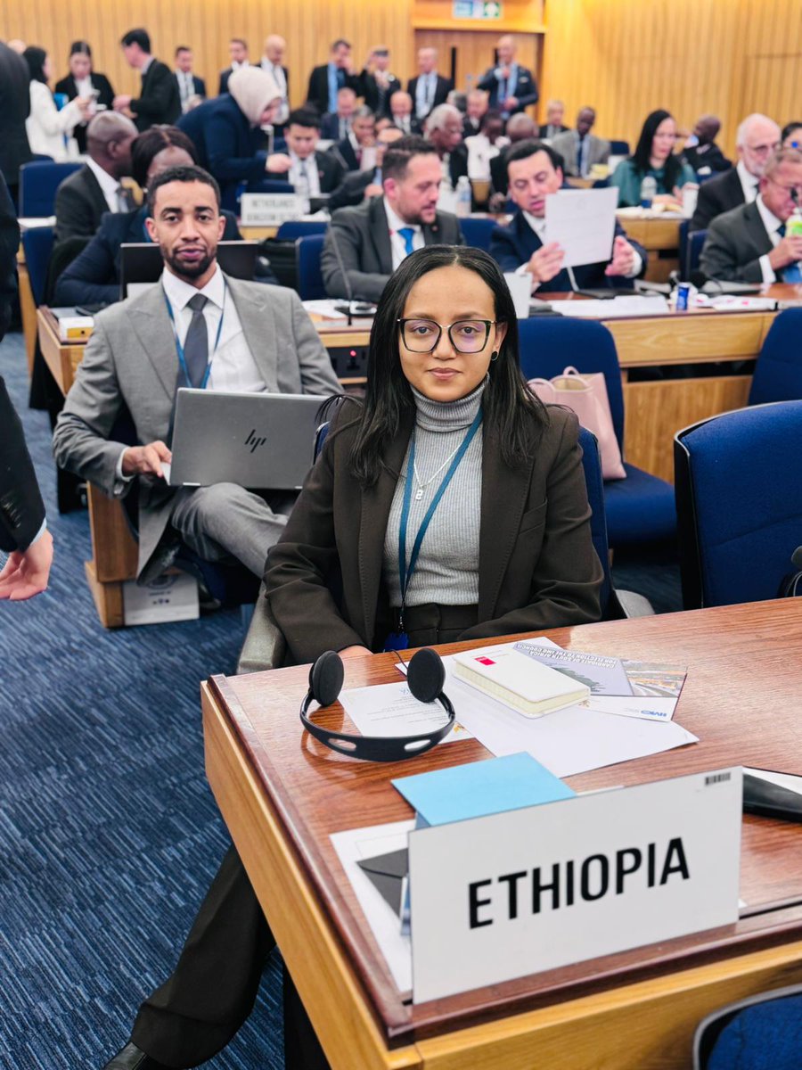 ETEmbassyLDN's tweet image. 𝙀𝙩𝙝𝙞𝙤𝙥𝙞𝙖 𝙋𝙖𝙧𝙩𝙞𝙘𝙞𝙥𝙖𝙩𝙚𝙨 𝙞𝙣 𝙊𝙥𝙚𝙣𝙞𝙣𝙜 𝙤𝙛 𝙩𝙝𝙚 34𝙩𝙝 𝙄𝙈𝙊 𝘼𝙨𝙨𝙚𝙢𝙗𝙡𝙮

The 34th Assembly of the International Maritime Organization (IMO) opened in London on Monday, 24 November 2025, convening member states to discuss global maritime safety,…