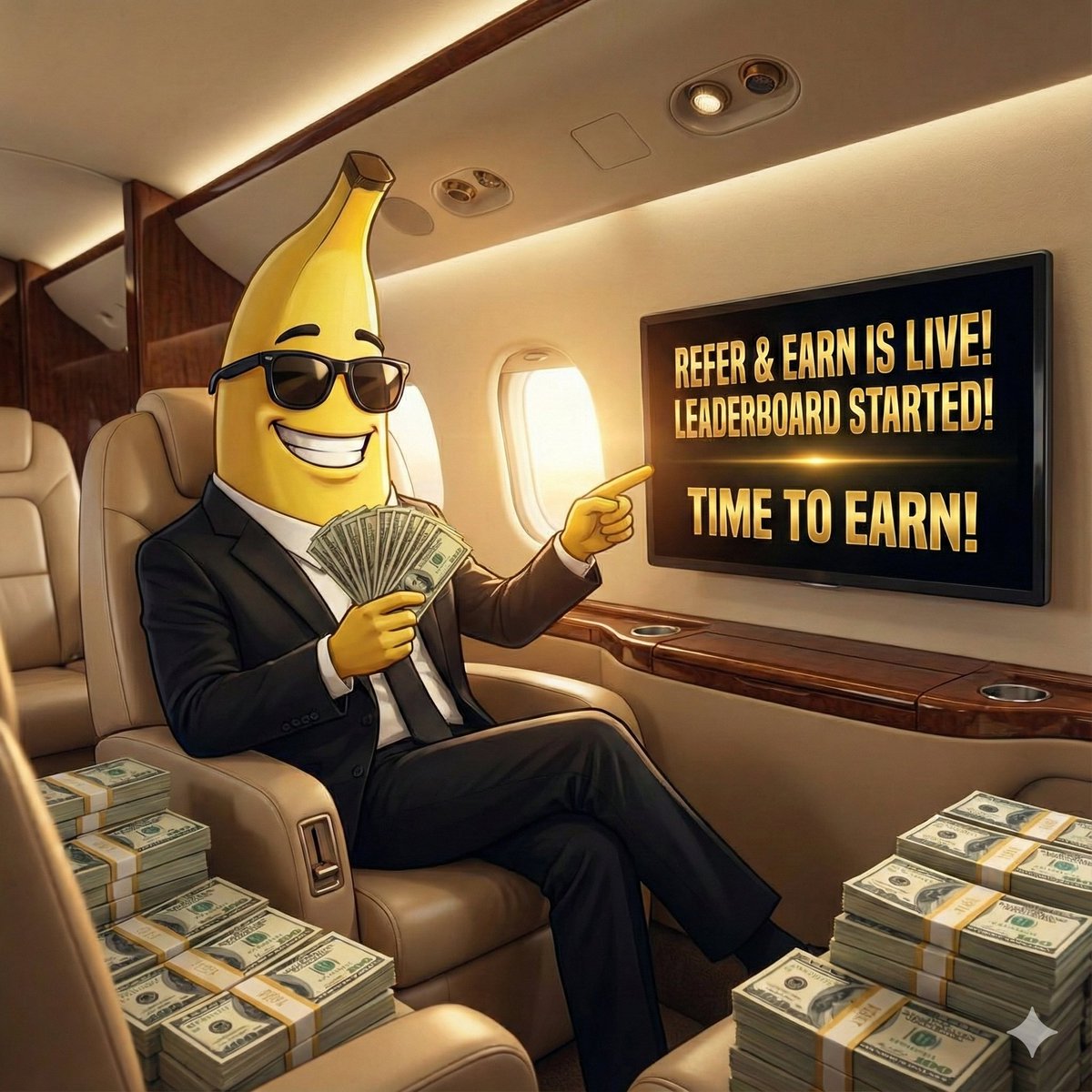 Biznana_Army's tweet image. 🍌 Earning started.
Leaderboard moving.
Seats filling fast. ✈️

Early always eats.
Late always watches.

Your move.

#Biznana #Biznanaarmy #ReferAndEarn #CryptoLife #memecoin