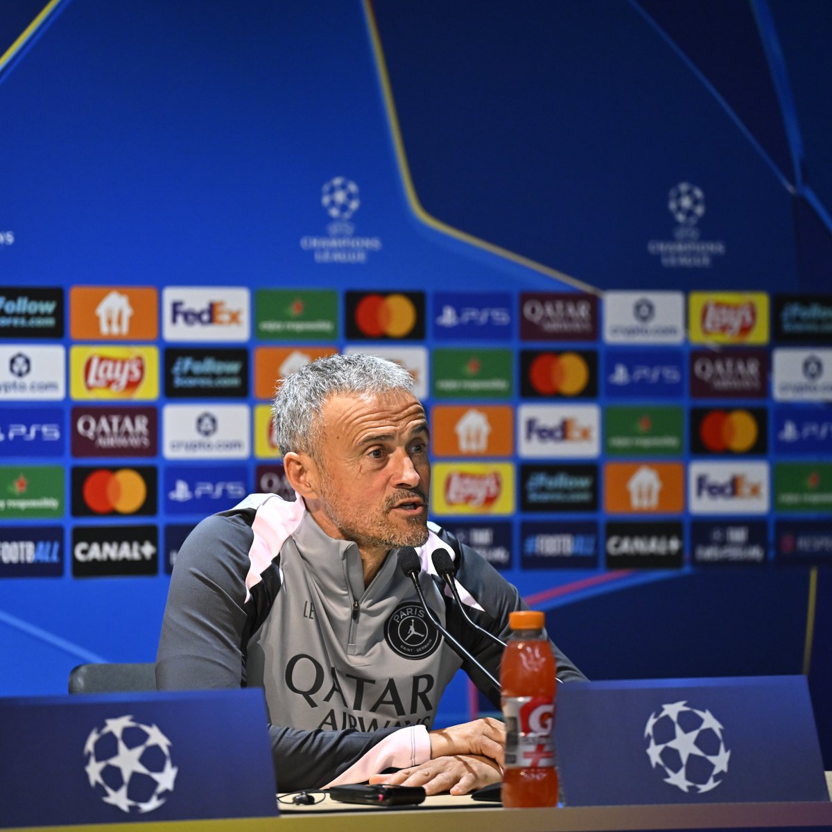 PSG_inside's tweet image. 🎙️ Luis Enrique : « C&apos;est une équipe très forte, ce sera un match difficile. »

#UCL