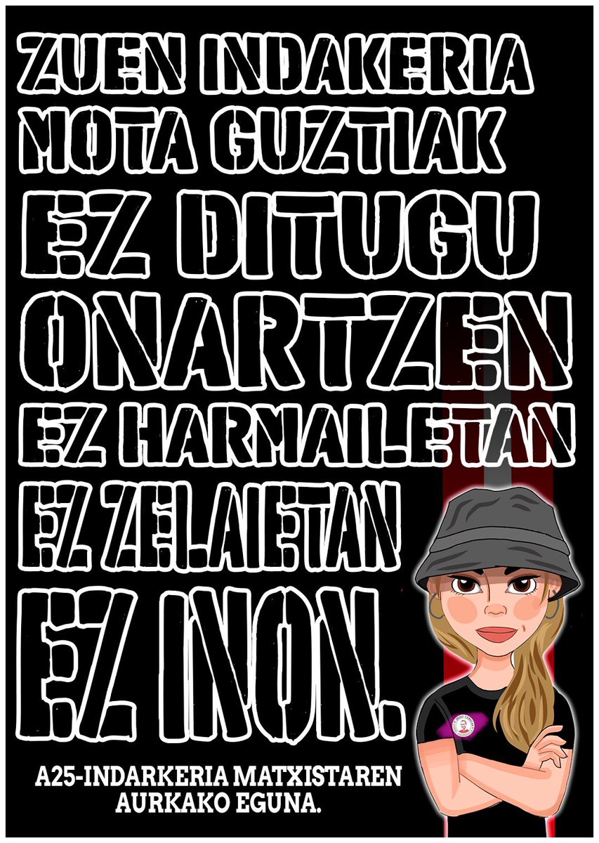 ICHHarmaila's tweet image. Zuen indarkeria mota guztiak ez ditugu onartzen. Ez harmailetan, ez zelaietan, ez inon!

Azaroak 25. Indarkeria matxistaren aurkako eguna.