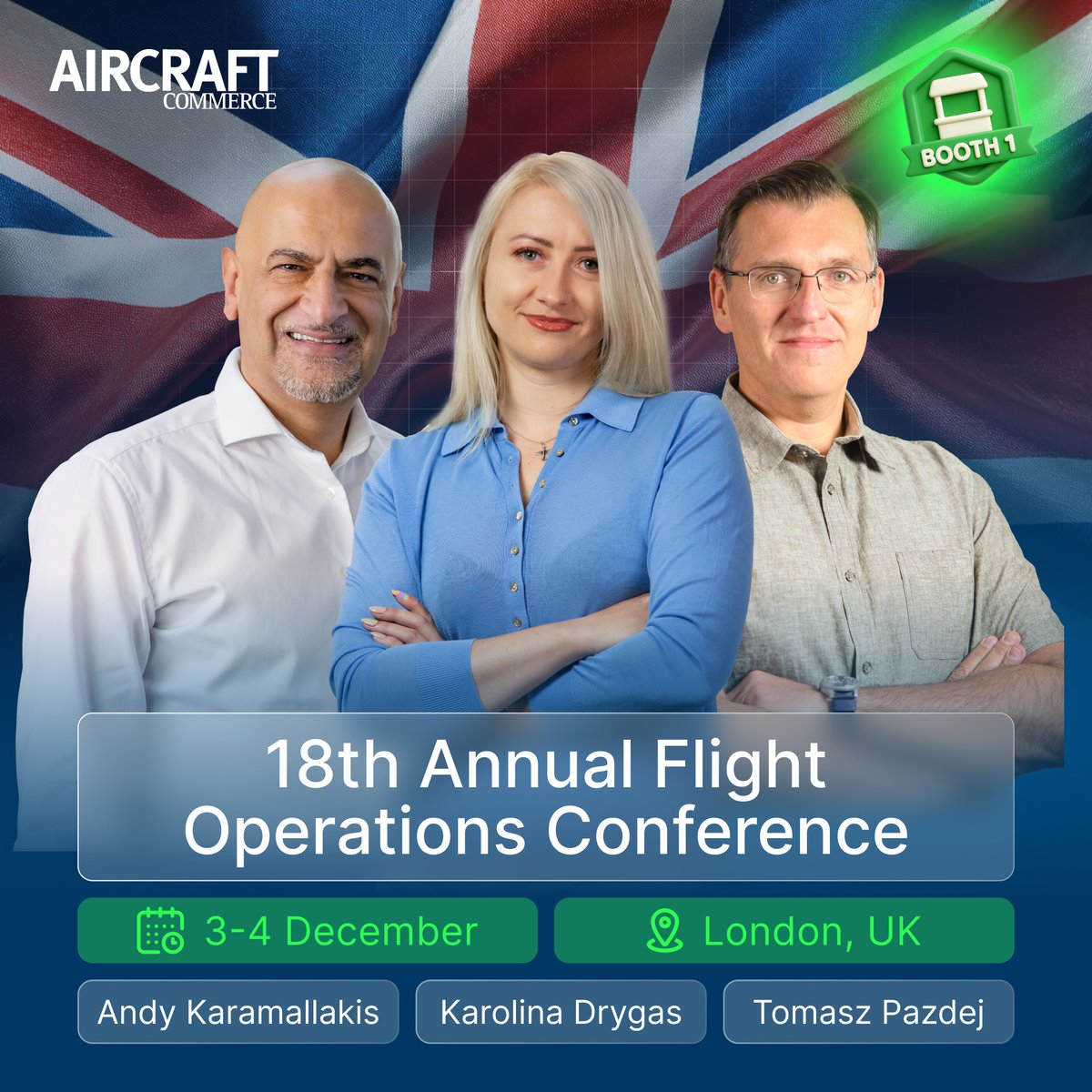 LeonSoftware's tweet image. ✈️London, we’re on our way!

Leon Software will be present at Aircraft Commerce’s 18th Annual Flight Operations Conference, happening on 3-4 December in London.

Book a meeting at a time that suits you through this link: leon-expo.youcanbook.me

#LeonSoftware #AircraftCommerce