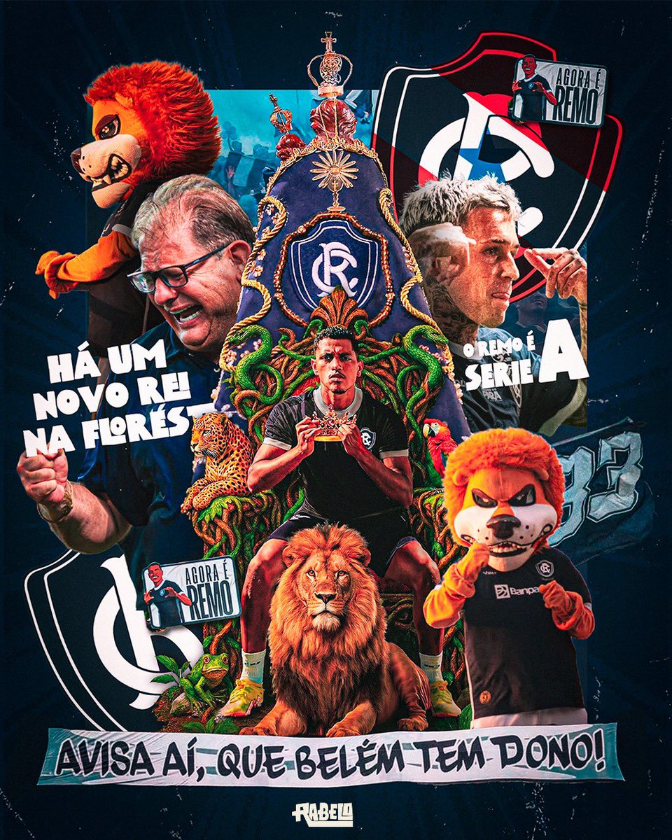 rabelodsgn's tweet image. O grito preso por 32 anos finalmente saiu:
O Leão voltou. 💙🦁

Deixo aqui minha homenagem em forma de design para o leão do periçá