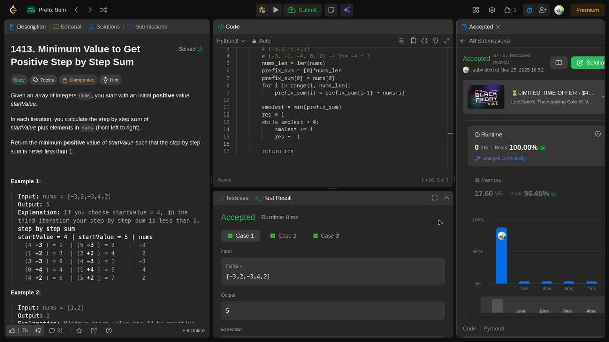 oddava's tweet image. #leetcodeprogress  #LeetCode #leetcodedaily

studied 4 more problems today

〽️80 -&amp;gt; 84 / 100