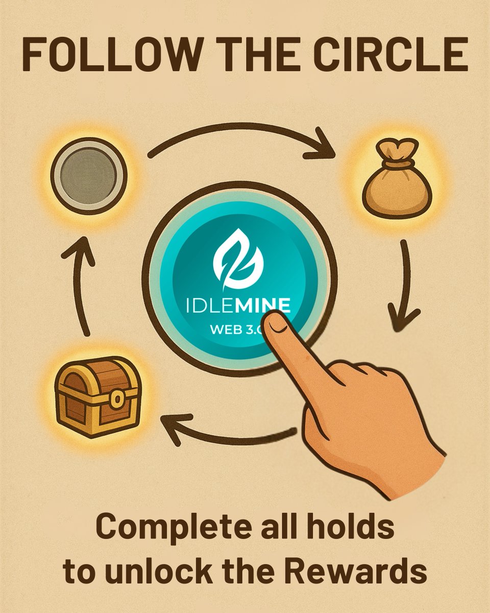 stringidlemine's tweet image. Follow the Circle → Unlock Rewards 🔵✨

Hit every circle. Break the combo.
Unlock your loot box and claim what’s inside!

Play smart. Earn nonstop.

play.google.com/store/apps/det…
#IdleMine #PlayAndEarn #CryptoRewards #LootBox #GameOn