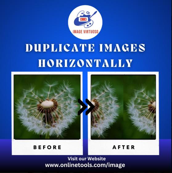 ImageVirtuoso's tweet image. Quickly create a horizontal mirror image of your photo. Perfect for creating symmetrical designs!  
Try our tool - onlinetools.com/image/duplicat… 
#browserling #PhotoEditing #VisualEffects #ImageEnhancement #CreativeTools #ilwx #PhotoFilters  #explorepage #x #LA28 #IndustryHBO