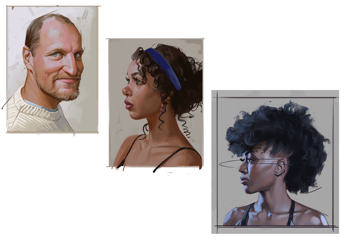 saqomolo's tweet image. Portrait painting sketches! #sketches #doodles #goals #gottogetbetter #colorstudies #anatomy #humananatomy #painting #art #illustration #portrait #celebrity #figuredrawing #gesture #brushstrokes