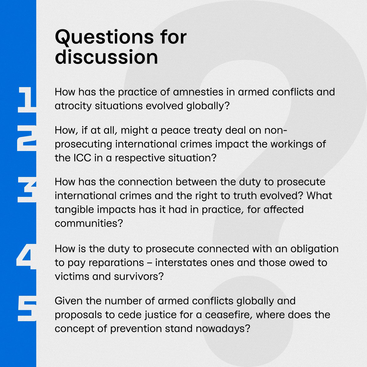 truth_hounds's tweet image. Join our upcoming #webinar about prosecution of international crimes and peace processes! According to some estimates, currently, there are around 43 armed conflicts globally. Many of them, including some situations of military occupation, have been ongoing for decades. In…