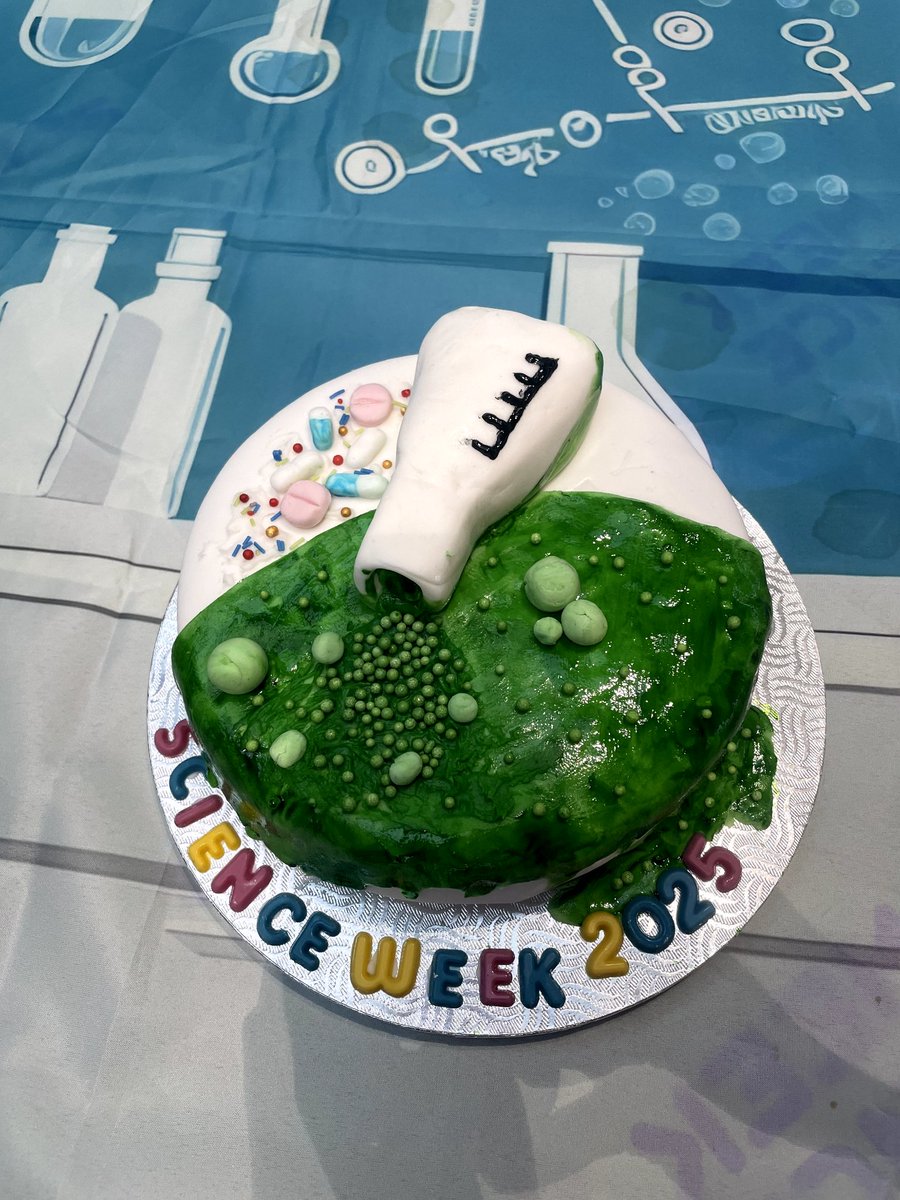 SETU_CWScience's tweet image. Science Week Throwback! 🍰 Congrats to Ciara Carthy (4th yr Bioscience &amp;amp; Biopharm student) on winning our Cake Competition! 🏆Huge thanks to all who got involved, a special shout-out to Holly Weadick and Lisa Carthy for organising such a great event 🙌 #ScienceWeek #Students