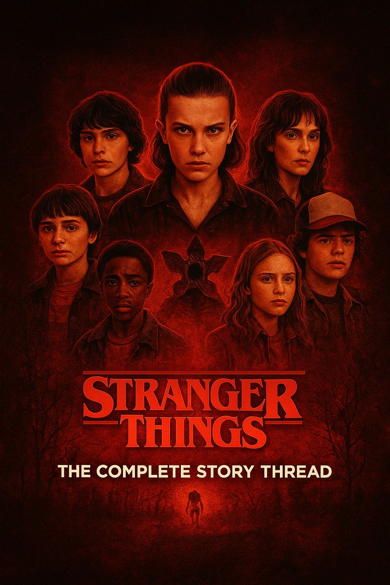 #ShivFlix 

🚨 Stranger Things 💥 - The Complete Story Thread in தமிழ் - கதை சுருக்கம் ! 🚨

4 Seasons.!
4 Mysteries.! 

Season 1 Will காணாமல் போனது accident இல்லை.

Season 4-ல் Vecna வந்தது surprise இல்லை.

Everything was connected.

Will காணாமல் போனது முதல் Vecna’s rise வரை.!