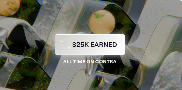 💥Boom! $25k earned on Contra!  

From Replo to Instant to Shopify wizardry — turning Figma dreams into live pages and loving every minute of it.  

Next stop? Bigger, bolder, crazier milestones. Let’s go! 🚀

on.contra.com/cJJDDf