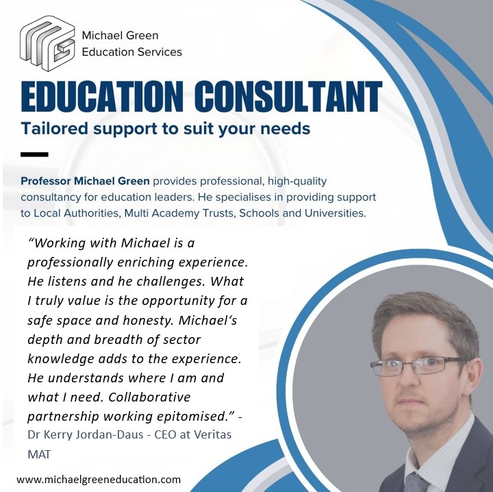 Michael_S_Green's tweet image. 🧵2 of 3:
This week I’m working with a federation of 3 primary schools, holding purposeful conversations with leaders on the priorities they’re driving; offering support, challenge and reflective questioning.

#schoolleadership #schoolleaders #schooldevelopment #Coaching